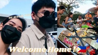 welcome back! ✨ (picnic at the park 🏞️ + unboxing our pasalubong 🤍 ) | Jamaica Galang