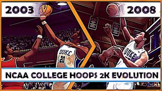 NCAA COLLEGE HOOPS 2K games evolution