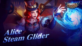 Alice New Skin | Steam Glider | Mobile Legends: Bang Bang!