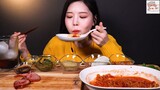 Đồ ăn Hàn : Nhăm nhăm mì cay, thịt hun khói 5 #MonngonHan
