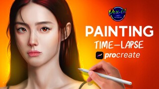 Pex-cil [ PAINTING ] The Girl of my dreams | วาดด้วย Procreate | Time-lapse