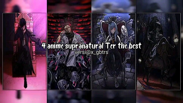 the best👍 anime bertema SUPRANATURAL👺👻👹 Ter OP