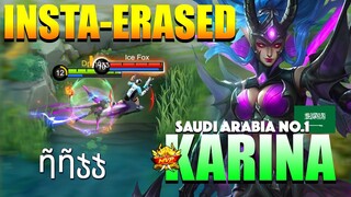 That Full HP Delete! 100% Brutal Damage | Former Top 1 Global Karina Gameplay By  ῆῆჯჯ ~ MLBB