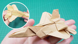 [DIY] Pesawat origami F22 Raptor paling realistis di dunia