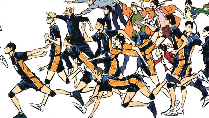 [Haikyuu!] Season 3 ED Big horizontal stripe This is their youth