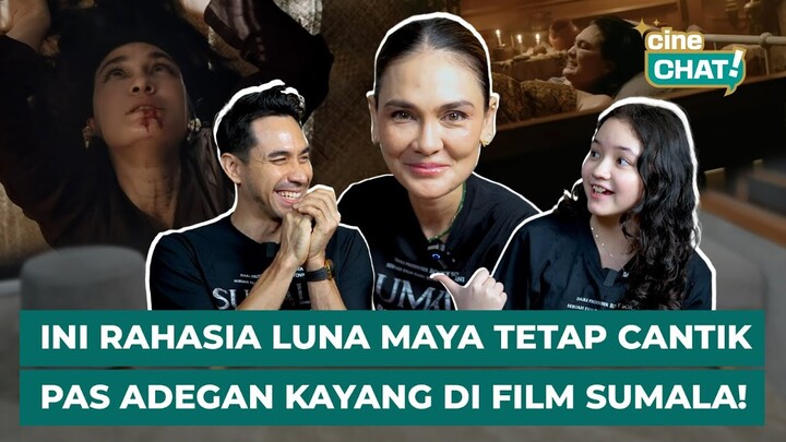 LUNA MAYA, DARIUS DAN MAKAYLA FULL EFFORT SAMPAI ADA YANG MAKAN AYAM MENTAH! | Cine-Chat Film Sumala