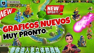 NUEVOS GRAFICOS SI VIENEN PERO EL LAG LOS RETIENE - RISE OF KINGDOMS