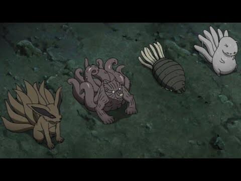 La Lucha entre Todos los Jinchurikis y Akatsuki - Killer Bee queda atrapado en el Tsukuyomi Infinito