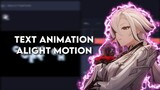 bounce text animation - alight motion | [ ayo belajar membuat AMV ]
