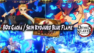 80x Gacha 3 SSR | Event GACHA SKIN Kyojuro Dragon Flame , KEREN!! 🔥 Demon Slayer: Blade Of Hashira