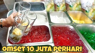 masa cuma jualan es bisa laku ratusan porsi omset mencapai 10 juta perhari