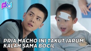 Dari yang takut sama jarum, Pria ini malah salah fokus sama Dokter nya😍😱 Chinese Drama Kiss Scene