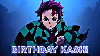 | Kamado Tanjiro ✖ Kaushion - BIRTHDAY KASH! |