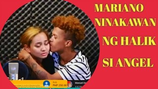 #djmariano #angel #kat djmariano ninakawan ng halik si angel