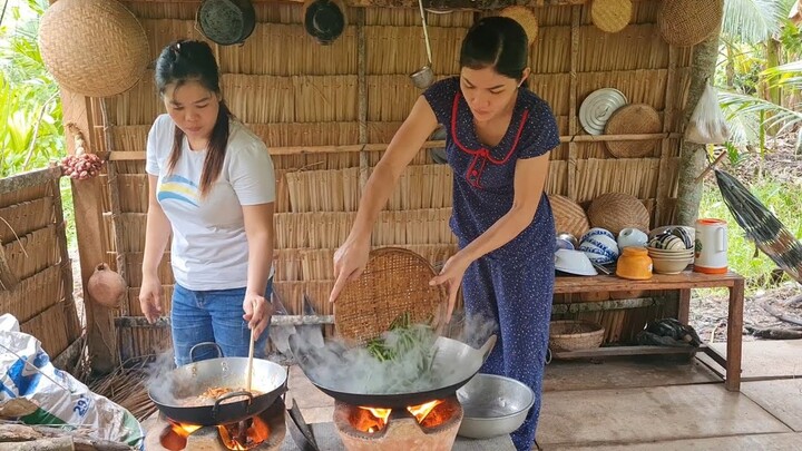 Không ngờ cá tép chui vô đây nhiều quá đem về làm món ngon gia đình cùng thưởng thức | ATCL