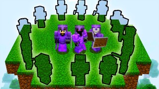 Minecraft Manhunt: NETHERITE Runners vs INVISIBLE Hunters