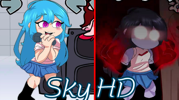 【FNF】 VS Sky HD, quá đẹp (phụ đề đầy đủ)