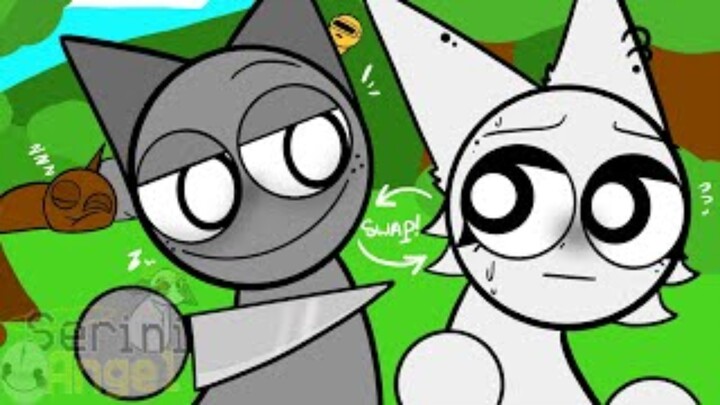 ［动画·节奏盒子 AU］Gray & Wenda But Their Roles Got Swapped_! -Sprunki Incredibox (AU)