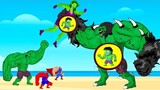 Rescue SHE HULK Pregnant & Baby Hulk From GIANT- WOLF HULK : Who Is The King Of Super Heroes?
