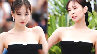 JENNIE身穿国牌亮相戛纳电影节The idol  Photocall