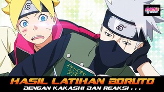 HASIL LATIHAN BORUTO DENGAN KAKASHI DAN REAKSI NARUTO SASUKE DAN SAKURA TERHADAP PERBUATAN DEEPA