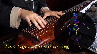 [Musik]<Two Tigers Love Dancing> versi Guqin