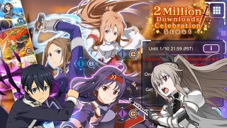 Sword Art Online Alicization Rising Steel - 2 Million Download (Guaranteed 4-Stars)