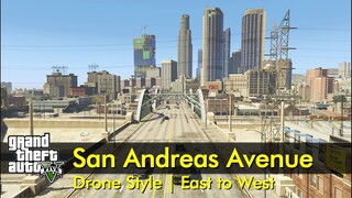 San Andreas Avenue (east to west) | Drone Style | GTA V