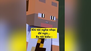 Nhạc vậy mà cũng ngủ được 😆 ... vinhmc minecraft gamernextgen