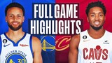 WARRIORS vs CAVALIERS | NBA FULL GAME HIGHLIGHTS | November 10, 2022 | Warriors Cavaliers NBA 2K23