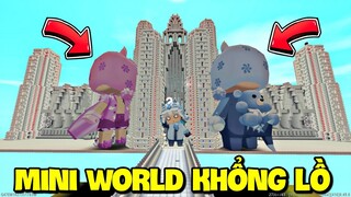 Hướng dẫn biến thành siêu to khổng lồ trong Mini World | Meowpeo TV