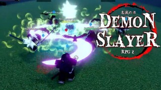 ROBLOX Demon Slayer RPG 2 // MOONS STUDENTS VS AKAZA