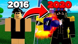 A EVOLUÇÃO DOS JOGOS DE ONE PIECE DO ROBLOX!! 2016 ATÉ 2020!!