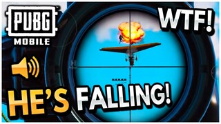 Shooting An Enemy OFF An AIRPLANE In PUBG MOBILE!