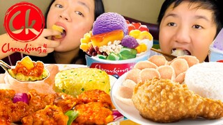 CHOWKING MUKBANG | CHINESE STYLE FRIED CHICKEN, SWEET & SOUR PORK LAURIAT | w/ Eat with Cathleen