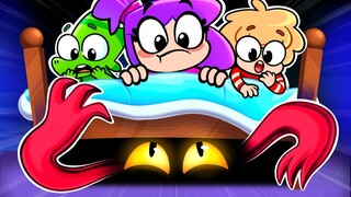 Who Is Under The Bed? 👀 Funny English for Kids #animation #kids hacks #family