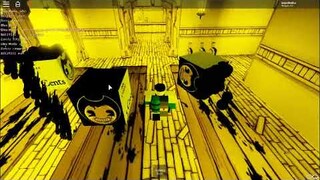 Part 1 the Ink Corn and elevator (Roblox Bendy Roleplay)