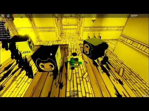 Part 1 the Ink Corn and elevator (Roblox Bendy Roleplay)