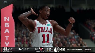 NBA2K22 FULL GAME HIGHLIGHTS BULLS VS NETS I NBA Regular Season I January 12, 2022 I NBA 2k22