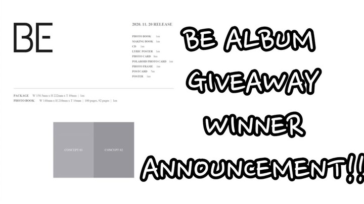 MY FIRST GIVEAWAY WINNER ANNOUNCEMENT!!!
