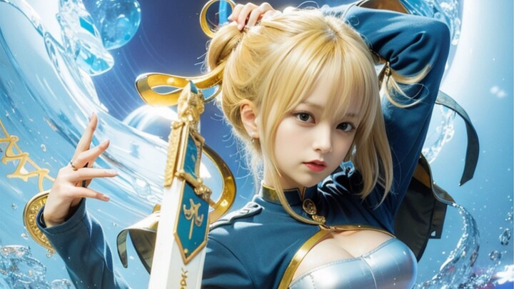 [Cyber coser] Artoria [Tranh vẽ AI]