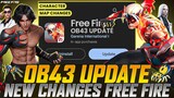 OB43 UPDATE TOP NEW CHANGES | 24 JAN NEW UPDATE FREE FIRE | NEW UPDATE | OB43 UPDATE FREE FIRE