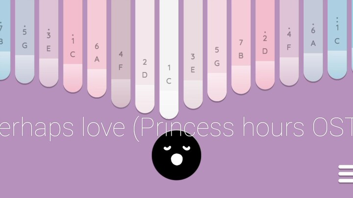 Perhaps love - Princess hours OST | Kalimba Cover | Easy tabs