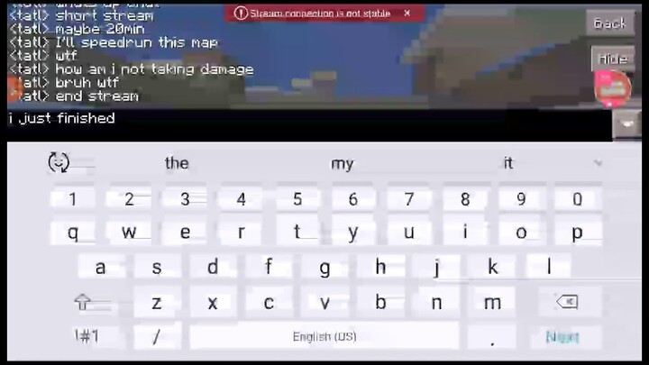 short parkour stream