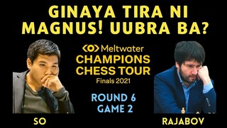 MAGNUS CARLSEN STYLE! Champion Chess Tour Finals 2021 So vs Rajabov Round 6 Game 2