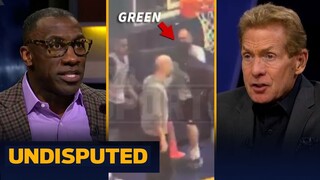 UNDISPUTED | Skip Bayless reacts to Draymond Green knocked the living sh**t out of Jordan Poole