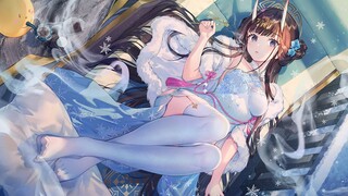 [Desktop pet] Model Live2d menampilkan Azur Lane Noshiro skin-Dongxue Qinxiang Live Wallpaper