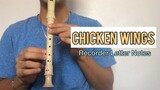 CHICKEN WINGS - Recorder Flute Easy Letter Notes / Flute Chords
