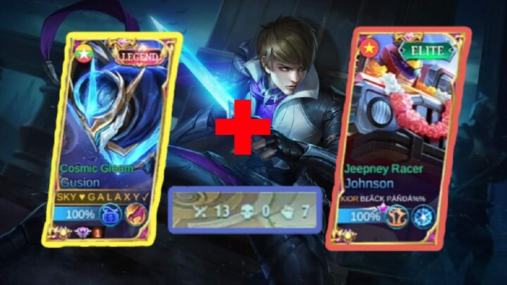 Gusion + Johnson ( 0 Delete )