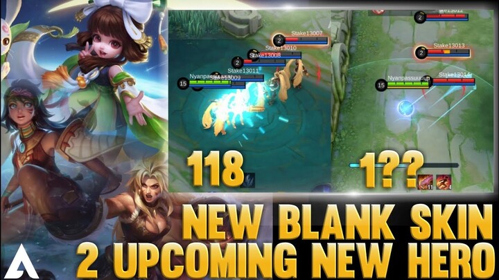 MLBB NEW UPDATED | NEW BLANK SKIN | UPCOMING STARLIGHT SKIN | NEW HERO 118 | NEW HERO ASSASSIN